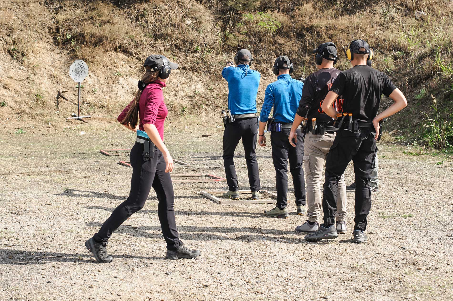 Handgun training in Oklahoma City.
